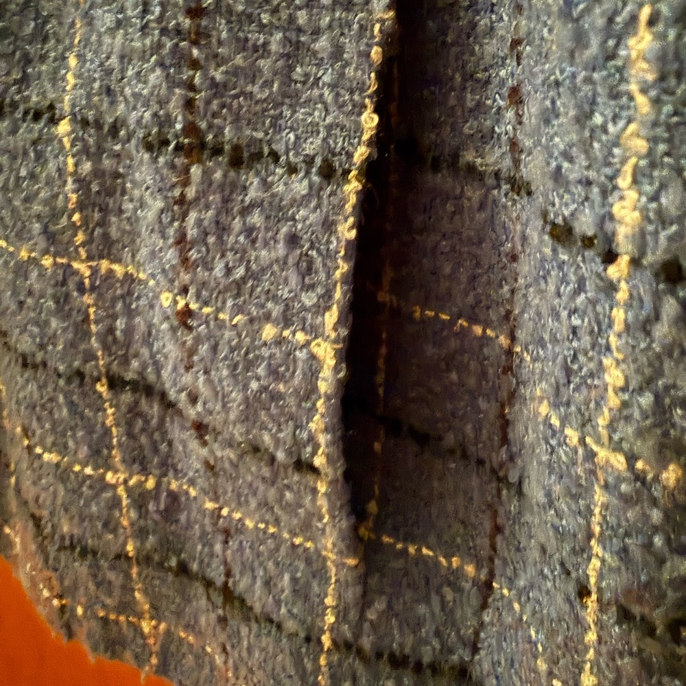 Cricket Lane Collection Petites Blue Plaid Button-Front Jacket - Picture 6 of 7